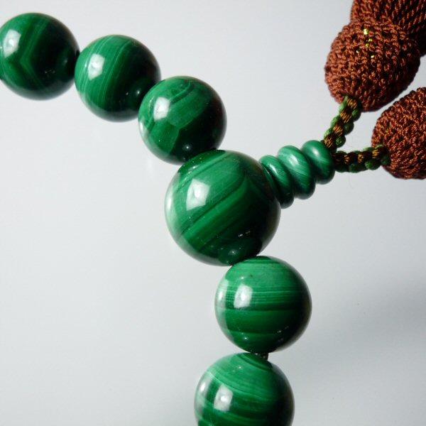 男性用数珠（孔雀石） : 香りの専門店伯林堂 - 通販 - Yahoo!ショッピング