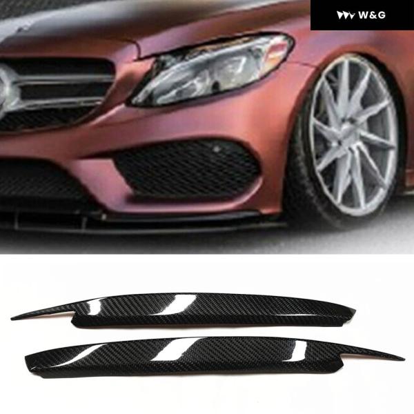 並行輸入品ヘッドライトアイブロウトリムメルセデスベンツW205
