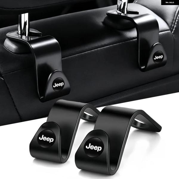 並行輸入品 2個車用フック リアシート ホルダー 収納 ブラケット ジープ ラングラー グランド チェロキー アベンジャー コンパス ワゴニア グラディエ