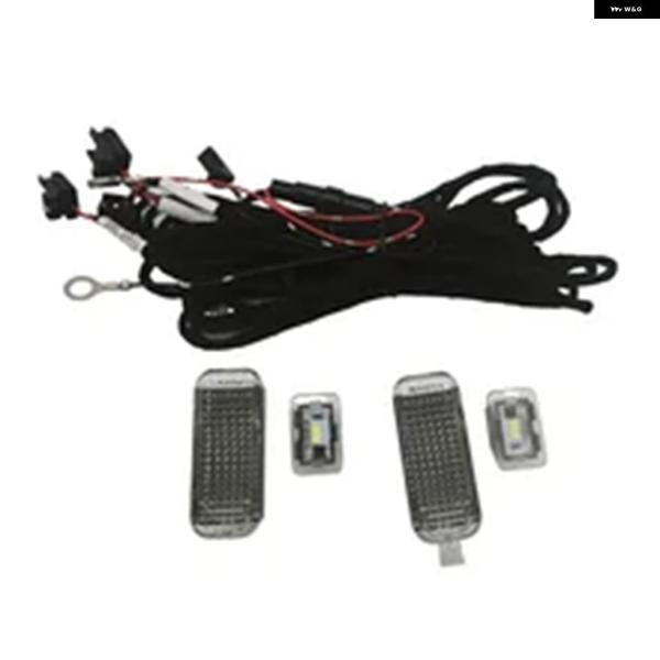 並行輸入品 アウディ A3 8V 2013 - 2016 車内白色LEDフットウェルライト/フットライト ケーブル 配線 ハーネス