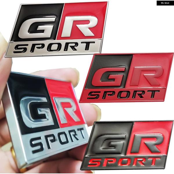 並行輸入品 GRスポーツカー ステッカー バッジ トヨタ ランドクルーザー プラド 86 HV ヤリス RZ RC RS C-HR カローラ プリウス ハリアー カムリ タコ