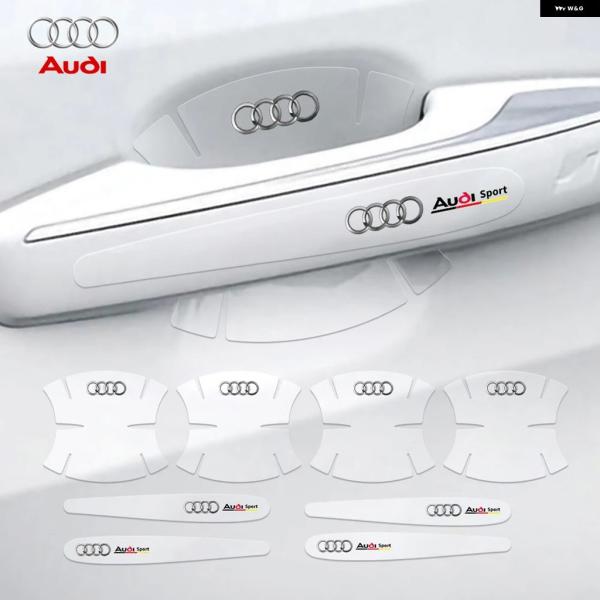 並行輸入品 ドアハンドル 傷防止フィルム デカール ステッカー アウディ A3 A4 A5 A6 A7 A8 A1 Q3 Q5 Q7 Q8 SLINE RS T