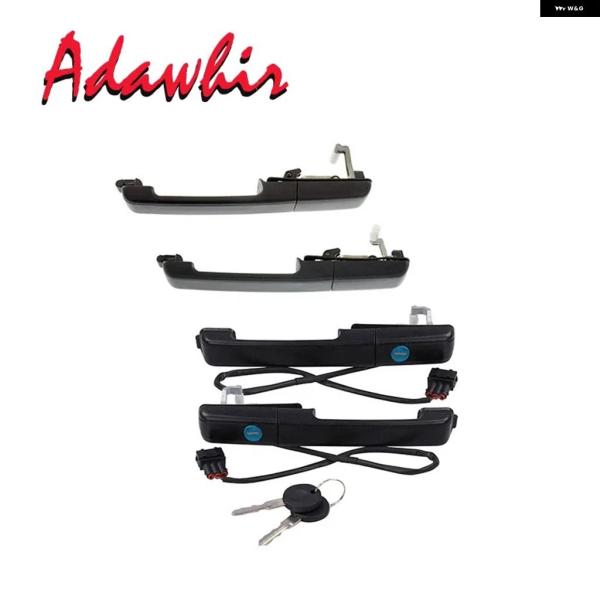 並行輸入品 フォルクスワーゲン パサート B3用キーロックフロント ドアハンドル アウター 1セット 357837205A 357837206A 3578392