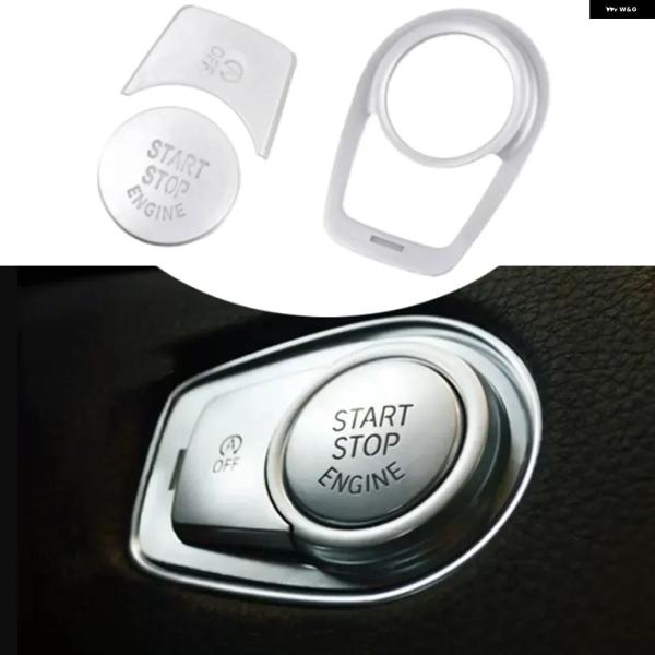 並行輸入品 BMW F48 F47 X2 ABSカー エンジン スターター ボタン ステッカー イグニッション キーリング トリム カバー 2016-2022