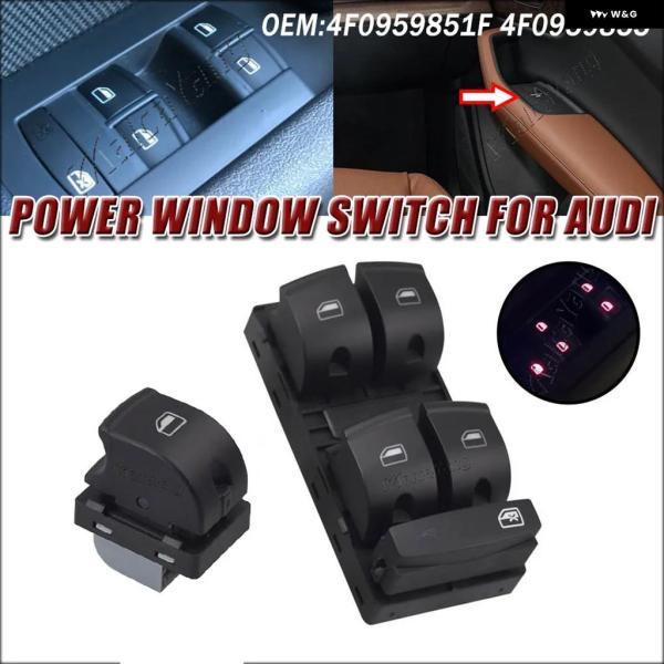 並行輸入品 アウディ A3 8P スポーツバック A6 4F RS6 C6 Q7 電動マスターウィンドウリフター コントロール スイッチ 車用 4F095985