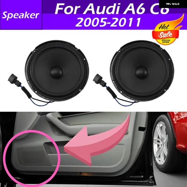 並行輸入品 アウディ A6 C6 2005-2011 フロントドア スピーカー ミッドバス ホーン 4F0035381B 4F0035382B 車