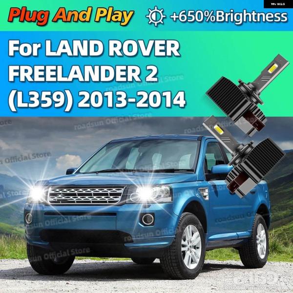 並行輸入品 6000K LED ヘッドライト HID D3Sターボ カーライト バルブ 30000LM ランドローバー フリーランダー2 L359 2013 2