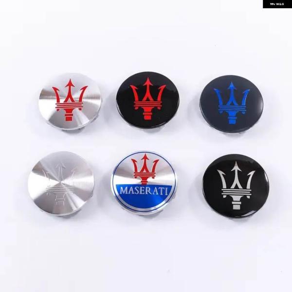 並行輸入品 60MM マセラティ車用ホイールセンターキャップ グランツーリスモ レヴァンテ ギブリ グランカブリオ クアトロポルテ GTS GT Q4 クーペ 