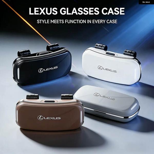 並行輸入品 メガネ ケース サングラス 収納 ボックス レクサス F スポーツ ES RX NX LS UX LM LX GX LC RZ IS CT GS R