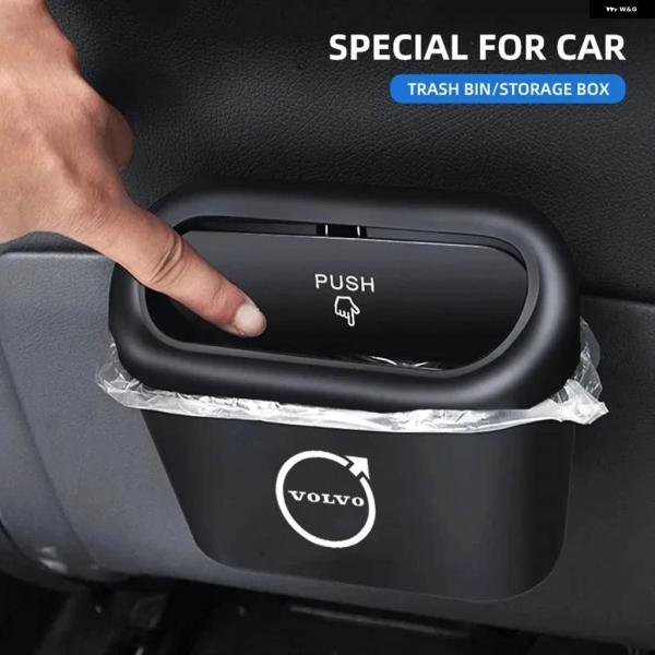 並行輸入品 車用吊り下げ 収納 ボックス ABS 樹脂プレスタイプ ゴミ箱 ボルボ XC60 XC90 V40 V60 S60 V50 V90 S80 C40 