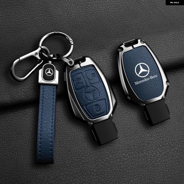 並行輸入品 メルセデス ベンツ A B C E クラス GLS GLA GLK GLC CLS CLA AMG W204 W205 W212 W463 W176用レザーカーキーケースカバー ホルダー
