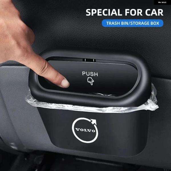 並行輸入品 車用吊り下げ 収納 ボックス ABS樹脂プレスタイプ ゴミ箱 ボルボ XC60 XC90 V40 V60 S60 V50 V90 S80 C40 X