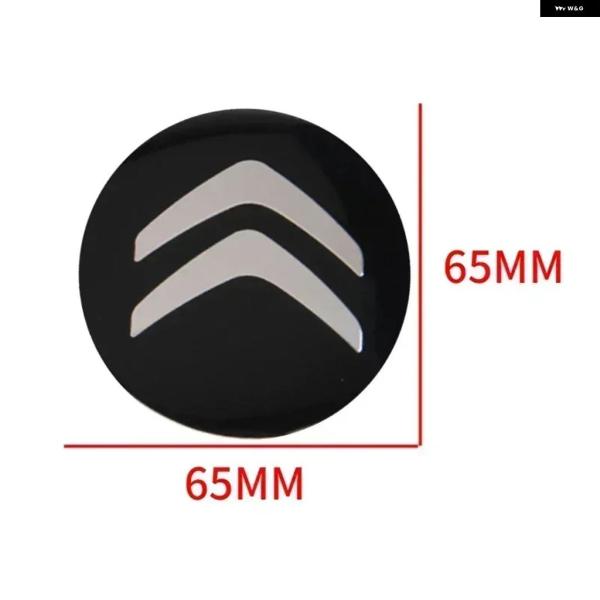 並行輸入品 65MM 車用ホイールセンターハブキャップ ステッカー シトロエン C1 C4 C3 C5 C8 DS3 DS5 DS4 ベルランゴ クサラ エクス