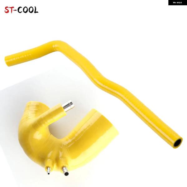 並行輸入品 シリコンインテークホースベント キット アバルト500/595/695 T-JET - ギャレットGT1446ターボ 2個セット 11色