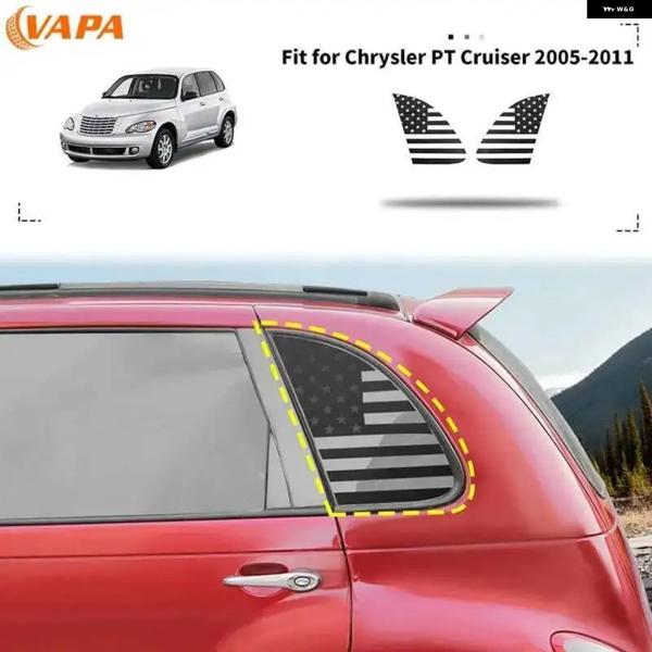 並行輸入品 クライスラー PT クルーザー 2005-082009-102011年モデル用リアウィンドウ ステッカー トリム 装飾
