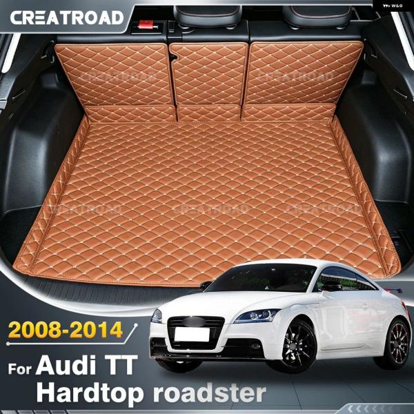 並行輸入品 アウディ TT ハードトップ ロードスター 車用 トランク マット シートバックマット 車用カーゴライナー インテリア 2008-2011-14