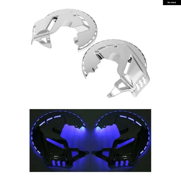 並行輸入品 ホンダ ウイング F6B LED リングオブファイア オートバイ ブレーキローター カバー ゴールド GL1800 2001-2017 2013-2017