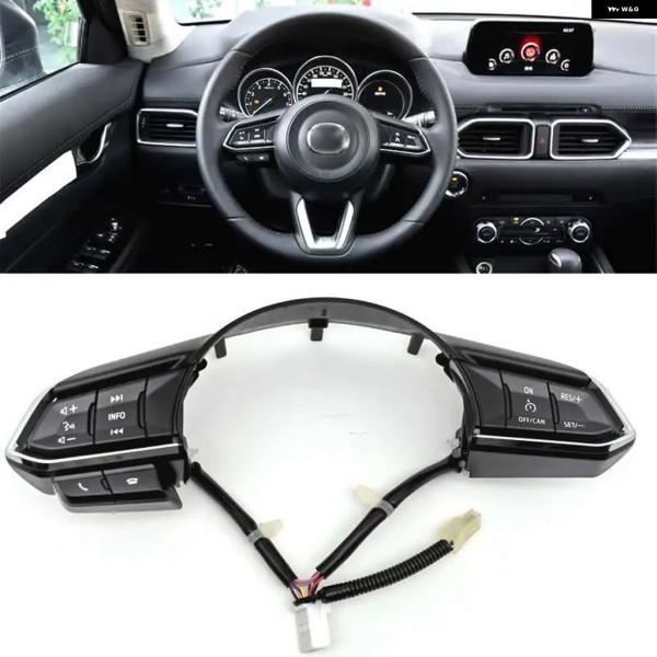 並行輸入品 マツダ 6 GJ アテンザ 3 BN アクセラ CX-5 KF用 ステアリングホイール コントロール ボタン クルーズ オーディオ ボリューム スイ