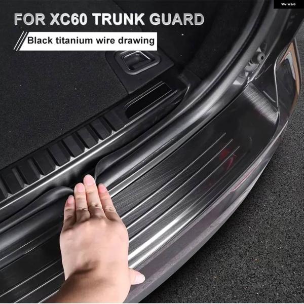 並行輸入品ボルボ XC60 2018年モデル2021年19月2023年22月22日モデル トランク ガードリアガードプレート 装飾 車 ステッカー 車アクセサリ