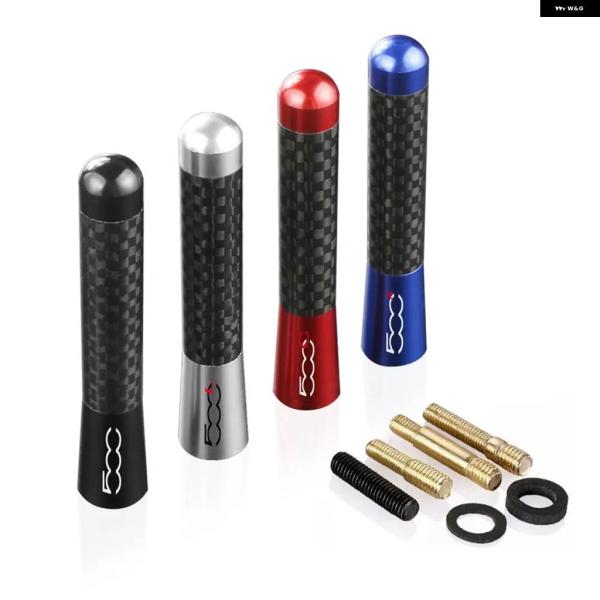 並行輸入品 8CM スタビーマスト カーボン ラジオ アンテナ アンテナ フィアット 500 500C 2012 500L 695 強化信号アンテナ パーツ