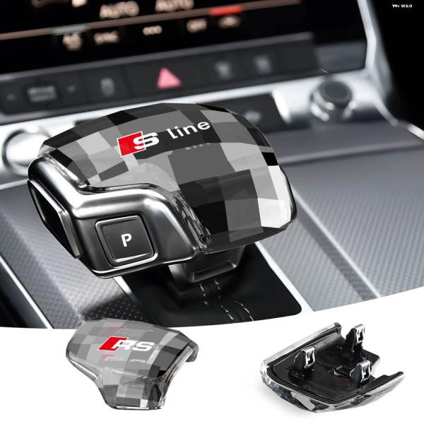 並行輸入品 アウディ S4 S5 Q5L SQ5 Q7 RS4 RS5 A4/A4L A5 Q8 S8 RS7 車用ギアヘッド シフト ノブハンドルカバー トリ