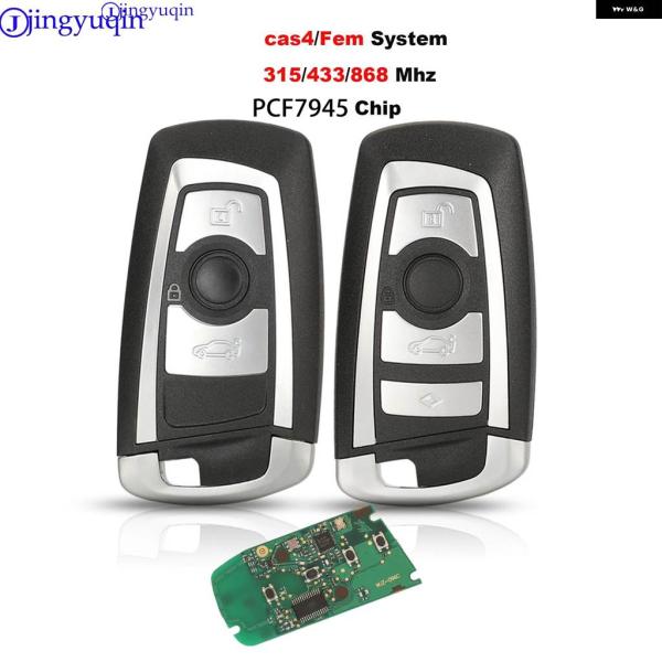 並行輸入品 CAS4/FEM 868/315/433MHZPC F7945 BMW 2 3 4 5 6 7 X3 X4 シリーズ用カーリモートキー車両アラームキ