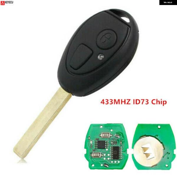 並行輸入品 リモートカーキーフォブ 433MHZ ID73 チップ BMW MINI COPPER LAND ROVER 75 MG ZT 2002-2005