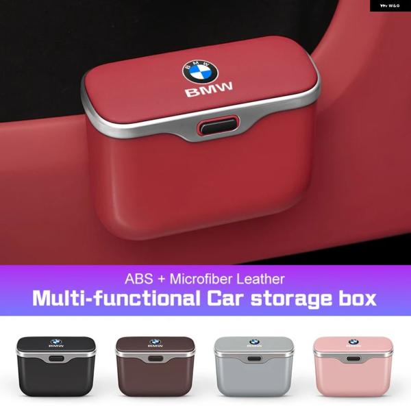 並行輸入品 車用ゴミ箱 BMW X3 X5 X4 X6 X7 1 3 5 7シリーズ E90 G20 G30 G70 I7 ドアサイド/シートバック吊り下げ 収