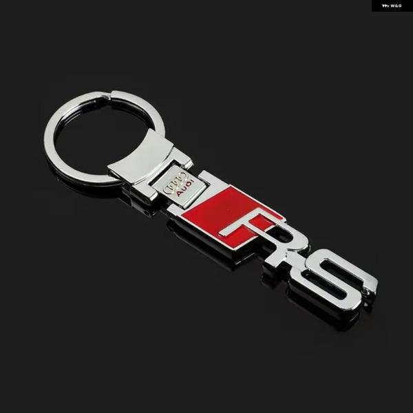 並行輸入品 1個 クリエイティブキー ホルダー キー チェーン リング アウディ SLINE RS S4 S5 S6 A3 A4 B8 8P B9 8V B6 A5 B7 A1 A6 C6 Q3 Q5 C7 8I TT