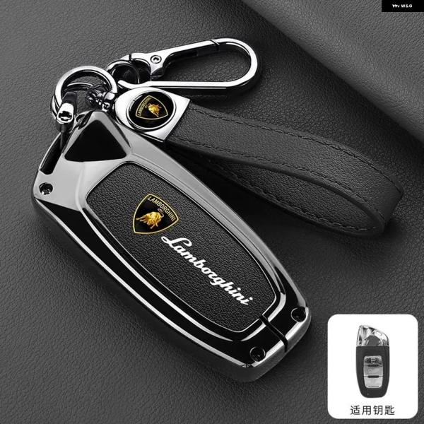並行輸入品 ランボルギーニ ウルス ウラカン アヴェンタドール用 レザー製リモートカーキーカバー ケースシェル
