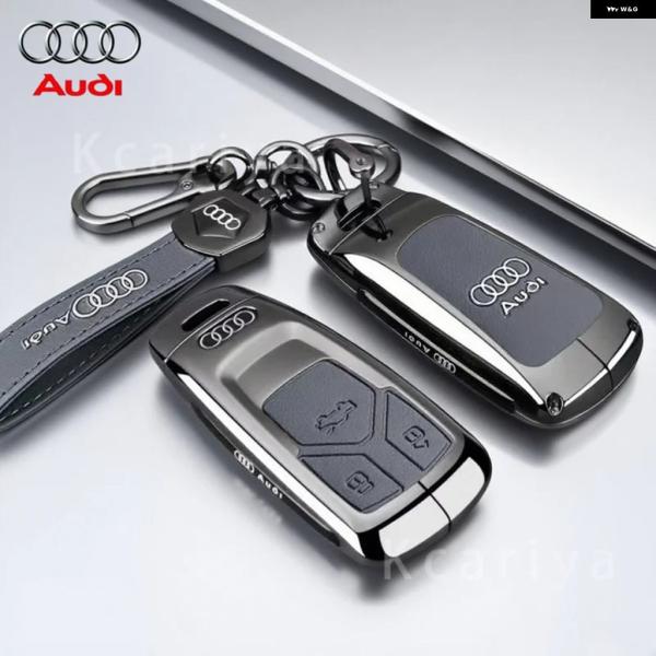 並行輸入品 アウディ A4 B9 A5 A6L A6 S4 S5 S7 8W Q7 4M Q5 TT TTS RS カー スマートキー ケース カバー シェル 