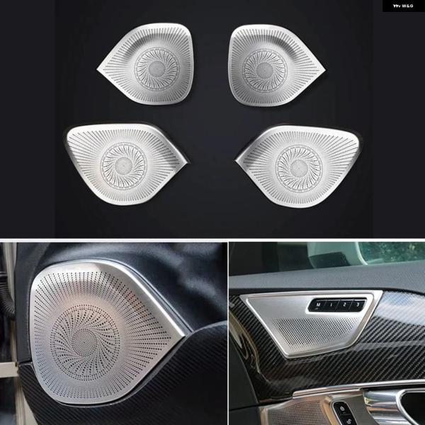 並行輸入品 ボルボ XC90 ドアサウンドフード ハイ/ロー 4ドア スピーカー パネル 装飾 キット 2015-2023 - 2025年モデル
