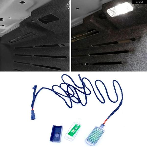 並行輸入品 車内リアテールゲート LED トランク ライト3SMDランプ ケーブル 配線 ハーネス アウディ A4 B9 2016 2017 2018 Q2 Q