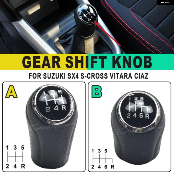並行輸入品 スズキ SX4 S-CROSS VITARA CIAZ 1.6L 1.4T マニュアル 5 6 スピード シフト ノブ シフト レバー ハンドボール