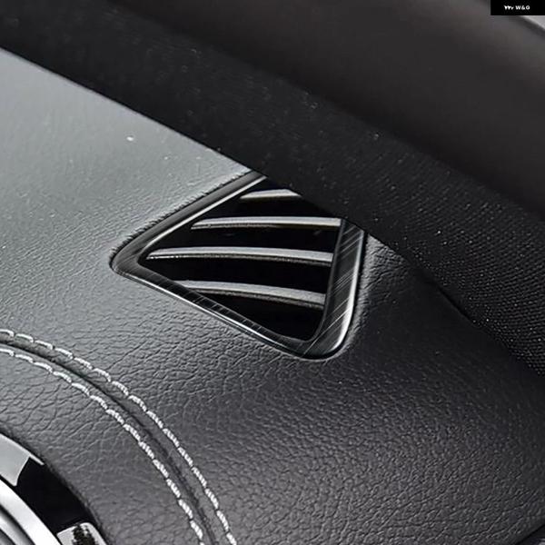 並行輸入品 メルセデス ベンツ A W177 CLA C118 2019-2022 車用 ダッシュボード エアコン フレーム 装飾 ステンレス ステッカー