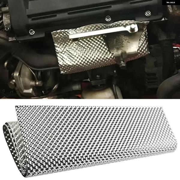 並行輸入品 排気遮熱板 排気 マニホールド エンボス加工 アルミ 遮熱板 ターボ 電気 3050CM