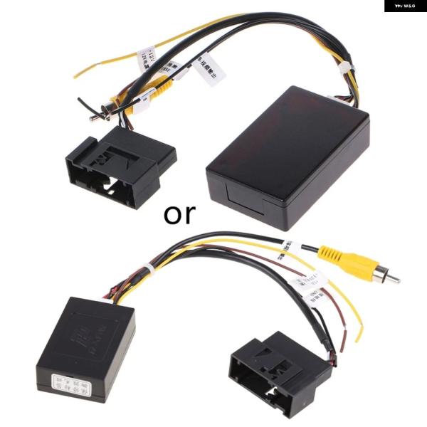 並行輸入品 フォルクスワーゲン 車載バックアップ カメラ リアビューRGB-AV変換 アダプター ボックス 1個