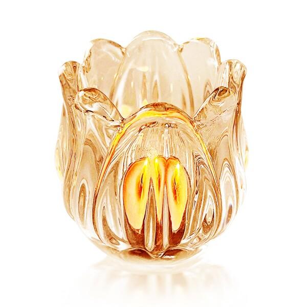 Annhua キャンドルホルダー ガラス キャンドルスタンド 直径7cm