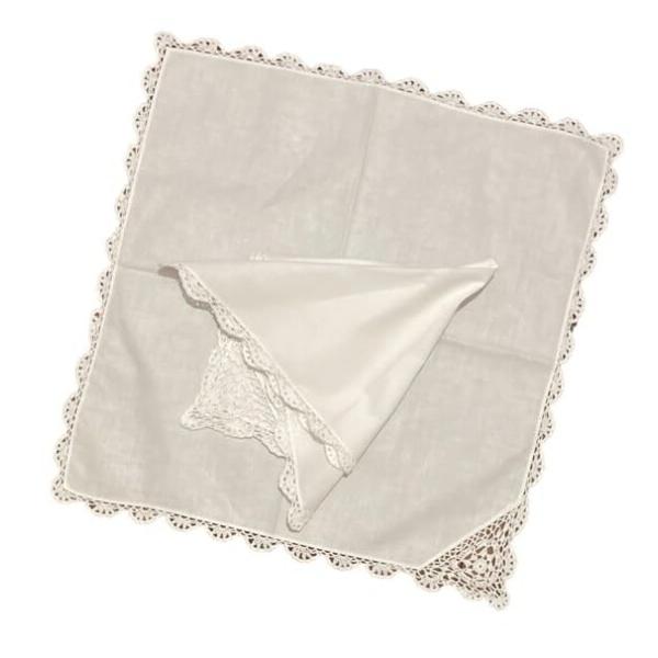 milkcat コットンレース テーブルナフキン 2枚セット アフタヌーンティー ハンカチ 冠婚葬祭 (43×43)商品コード：55073547668型番：57Bサイズ：43cm x 43cm (2 枚)白色2枚1セットサイズ: 43×43...