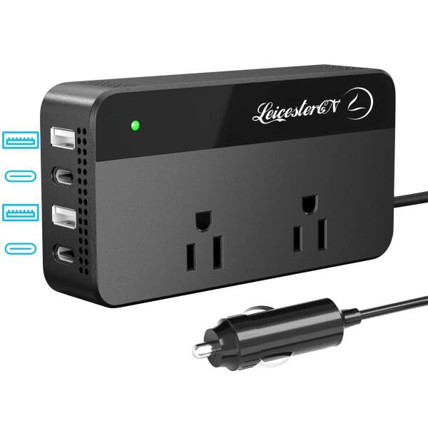 BESTEK 正弦波 インバーター コンセント 1000W USB2カー 車 カー