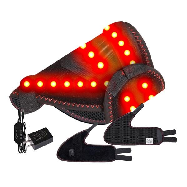 「赤色ランプビーズ内蔵&amp;薄型」 MACOLAUDER 電熱足首ベルト 65[度]/55[度]/45[度] 足首用サポーター 洗える 加熱+定時 足首ウォーマー 足首ウォームサポート 男女兼用 脱着簡単 USB給電 ブラック商品コード...