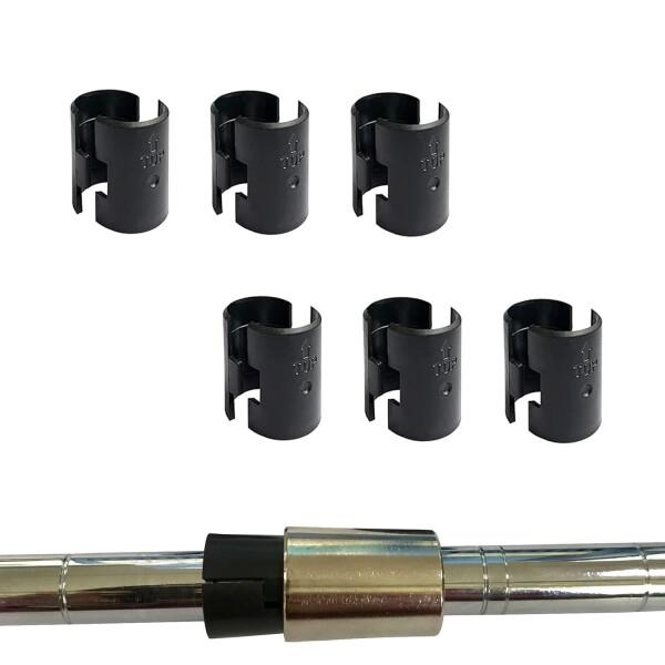 メタルラック 棚板 固定部品 ポール径16mm 取付部品 プラスチックマテリアル ファッションデザイン メタルラック用パーツ スチールラック用 スリーブ 便利で巧妙（ 6組入り 12個セット）商品コード：55076808206型番：JQ-1...