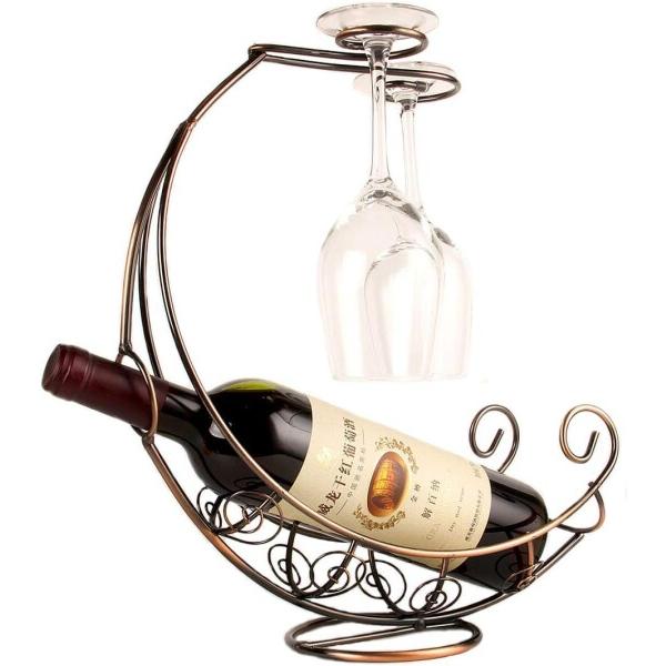 Anberotta アンティーク調 海賊船 ワインホルダー ワイングラス ラック シャンパン ボトル スタンド インテリア W40-T (ブロンズ)商品コード：55077143674型番：W40-Tサイズ：中カラー：ブロンズ特別なワインをオ...