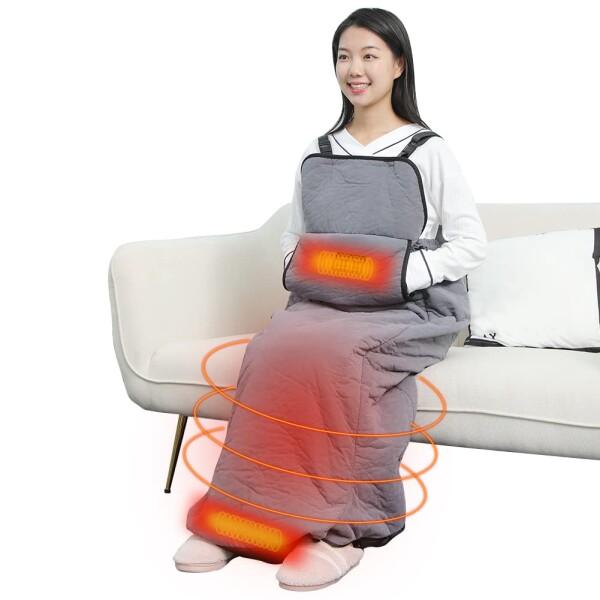 あったか足入れヒーター PSE認証 35[度]〜60[度] 0.5〜8時間定時 10秒速熱 ホット ヒーター 脚入れ 足温機 脚温器 脚温機 電気ひざ掛け あったかグッズ 着たまま歩き可 過熱保護 水洗い 過熱保護商品コード：5507720...