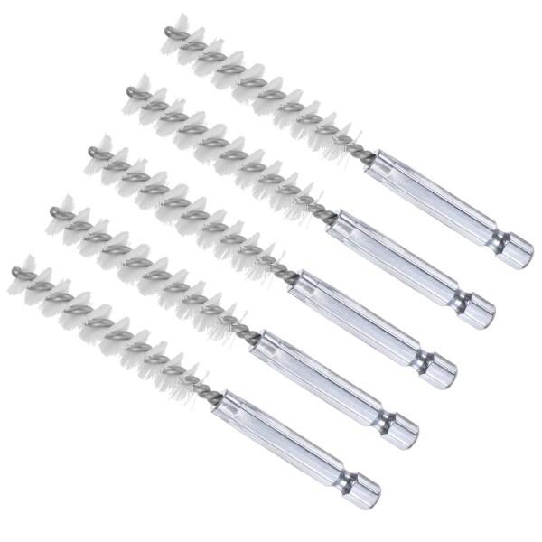 CoCud ボアブ ラシ 直径10mm 長さ4" 1/4"六角シャンク付きナイロンクリーニングワイヤーブ ラシ 応用：パワードリル ダイグラインダー用 5個セット商品コード：55077214600型番：cuf240416dd000460jp...