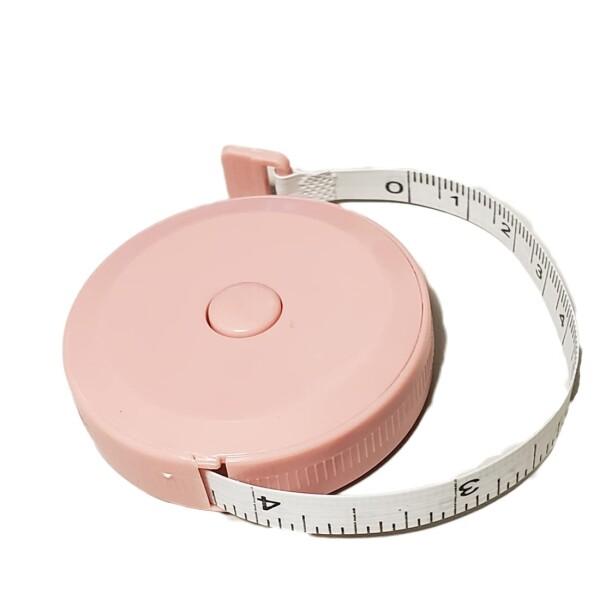 AVILMORE メジャー 巻き尺 2m 裁縫 洋裁 手芸用 テープメジャー 両面目盛 200cm 79inch バスト ウエスト 測定 インチ センチ メジャー 服 巻尺 オートメジャー 巻取りボタン付き 計測 手芸 軽量 胸囲測定 (ピ...