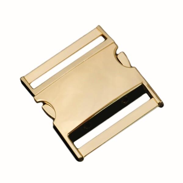 (FUSSED) 1個バックル サイドリリース 金属 ブレスレット 鞄 首輪 バンドバックル 差し込み 耐久性 DIY 金具 ハンドメイド 手芸材料 収納ケース付 (25mm, ゴールド)商品コード：55077476402型番：GARSC1...