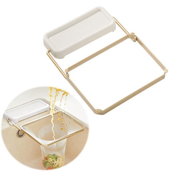 Coollooda 三角コーナー 水切りネット100枚付き 強力無痕テープ シンク 生ゴミ処理 ホワイト 1個入り マグネット不要 簡単取り付け キッチン収納 排水口フィルター商品コード：55077562362型番：BP112314MHQG...