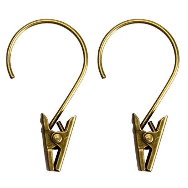 ＫａｉＹｉカーテン クリップ カーテンレールクリップ 16個セット お好み生地を挟む 自分だけのオリジナルカーテン ブロンズカラー商品コード：55077656606型番：G1-002サイズ：M 16個カラー：ブロンズカラー自分だけのオリジナ...