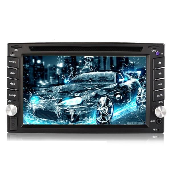 2Din7インチ タッチスクリーンカーラジオ USB/SD/AUX DVD/CDプレイヤー カーステレオBluetoothハンズフリ